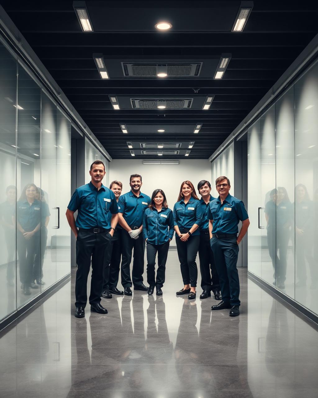 MAXEL professional cleaning team